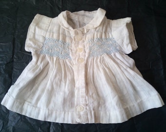 Vintage Hand Stitched Dress for 20/23" Antique Doll
