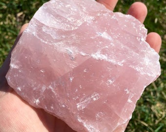raw rose quartz crystal - rose quartz stone - raw quartz crystal - healing crystals and stones - heart chakra stones - raw quartz stone 20