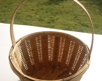 Small Handmade Bamboo Basket