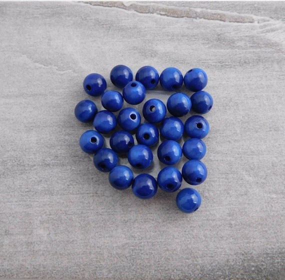 Tagua Round Beads 5mm blue 100 tagua nut beads natural
