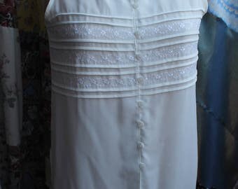polyester sleeveless blouse REF 575