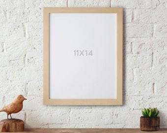 11x14 Wood Frame 11x14 Picture Frame Art Frames, Photo Frame, Gallery Wall Frame