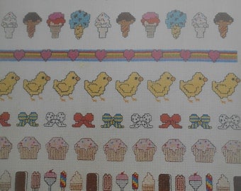 Mini Motif Borders, Graphworks, Pattern Leaflet #7