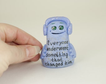 Gifts for him gifts for guys alien nursery decor kids room decor baby nursery decor table decorations geek decor blue decor custom quote