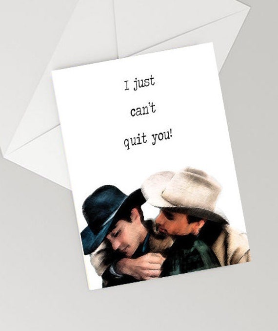 Items similar to Instant download, LGBT Brokeback mountain love card
