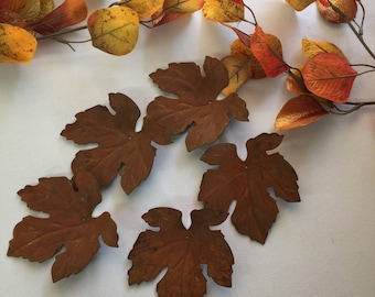 Leaves, Metal Leaves, Fall Leaves, Autumn Decor, Rustic Wedding Decar, Fall Wedding Decor, Maple Leaves, Floral Arrangement, Wreath Supply