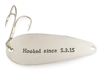 anniversary gifts for boyfriend, 2nd Anniversary Gifts for men, 2 year anniversary, 2 years, keychain, Fishing Lure