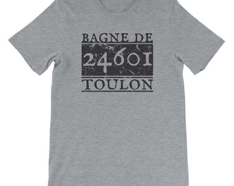 Les Mis Musical Shirt, Les Miserables Musical Shirt, Jean Valjean Prisoner 24601 Shirt, Musical Theatre Geek, Stocking Stuffer