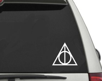 Deathly Hallows Harry Potter Car Decal