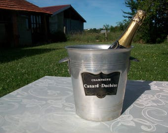 Champagne Ice Bucket//Champagne Bucket//Ice Bucket//Canard-Duchene//Wine Cooler//Champagne Cooler//Vintage French//Found And Floged