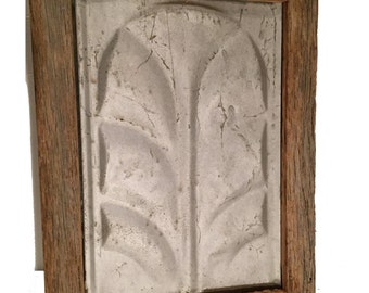 Framed Farmhouse Antique Ceiling Tin Sku: 195