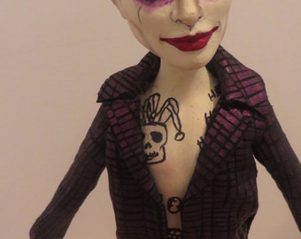 Joker ( Suicide Squad ) OOAK art doll
