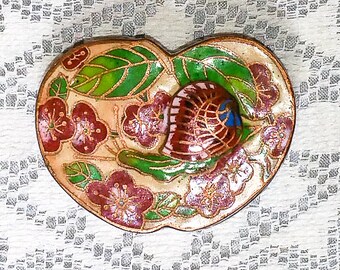 Enamel Cloisonne Trinket Pot Snail Design