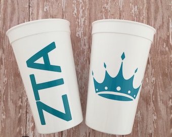 Zeta Tau Alpha Cup; Sorority Cup; ZTA Cup; Zeta Tau Alpha Cup; Zeta Cup; ZTA big little; Zeta Tau Alpha Tumbler; ZTA Gift; Sorority Cup