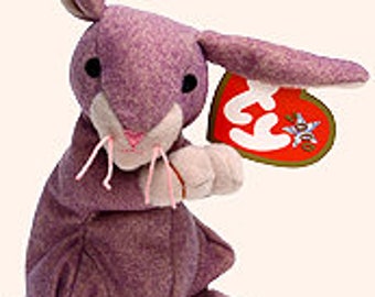 Teenie Beanie Babies, Springy the Rabbit, Toys, Small Toys, Rabbit, Plushie Toys, Bean Bag Toys, Stuffed Toys, Soft Toys, KidToys, Etsy