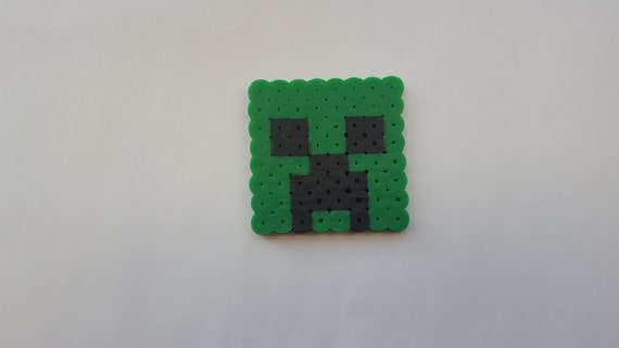 Minecraft Creeper Hama Bead Sprites Magnets and by RetroHama