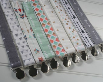 Pacifier Clip | Arrow Pacifier Clip | Tribal Pacifier Clip | Ready to Ship | Toy Clip | Pacifier Strap | Binky Clip | Baby Gifts