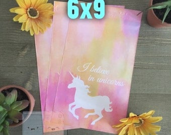 SALE** 100 pcs 6x9 Pink Unicorn Poly Mailers