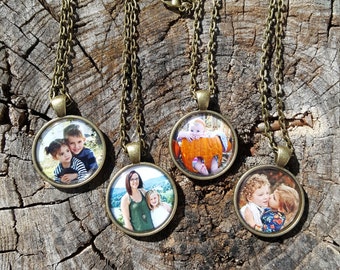 Custom portrait necklace
