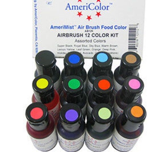 AmeriColor-AirMist Airbrush Food Color - Set of 12 from NonnaBass on ... AmeriColor-AirMist Airbrush Food Color - Set of 12 from NonnaBass on ...