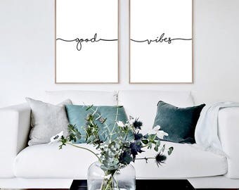 Inspirational wall art, Good Vibes Only Sign, printable quote, modern wall art, motivational prints, motivation quote, digital, bohemian,