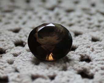 Smoky quartz, quartz, faceted crystals, faceted gems, crystals, jewelry making, minerals, gemstones, jewelry
