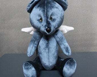 Vintage Mechanical Teddy Bear-Angel