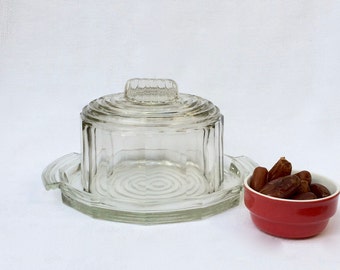 Cloche En Verre Torsadé Bullé Vintage – Déco Table Fromage Ou Gâteaux – Fabriquée En France