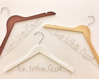 1st White Coat Hanger