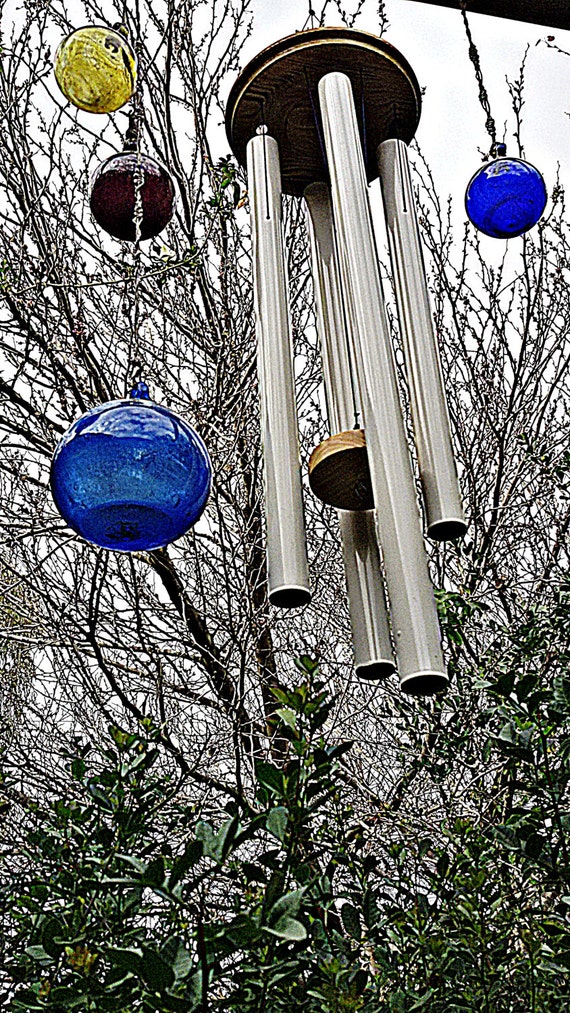 Metal Wind Chimes Handmade Custom Woodstock Large Metal Wind Chimes Handmade Custom Woodstock Large Engraved