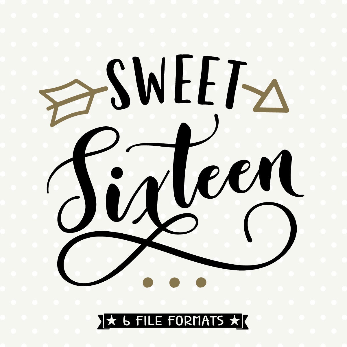 Free Free 267 Sweet Sixteen Sweet 16 Svg SVG PNG EPS DXF File