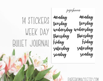 cute stickers for your bullet journals planners by