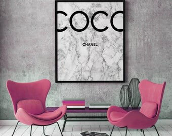 Coco Chanel poster, 3 Coco Chanel marble poster, Printable Coco Chanel, Coco Chanel Wall Art, Coco Chanel Digital Print, Coco Chanel print
