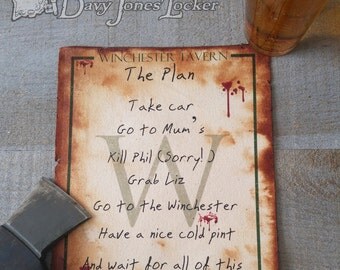 The Plan - Parchment paper - Shaun of the Dead