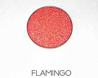 Pressed Glitter Eyeshadow - 'Flamingo'
