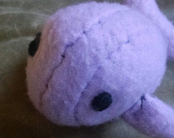 purple whale plush