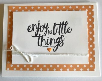Handmade Card, Handmade Stamped Card,Encouragement Card, Friendship Card, Congratulations Card, Card