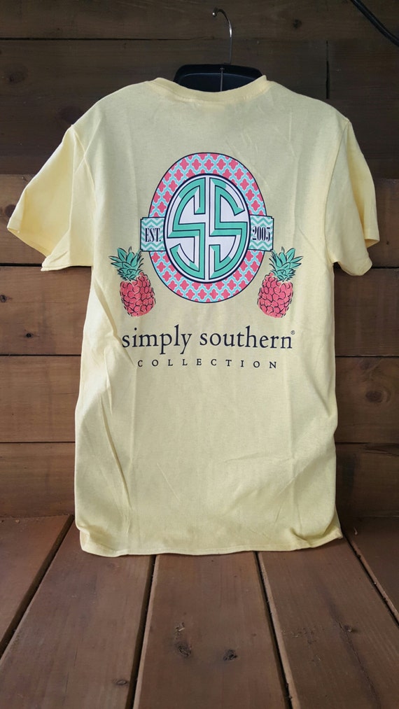 Simply Southern Original SS Pineapple Short Sleeve Shirt