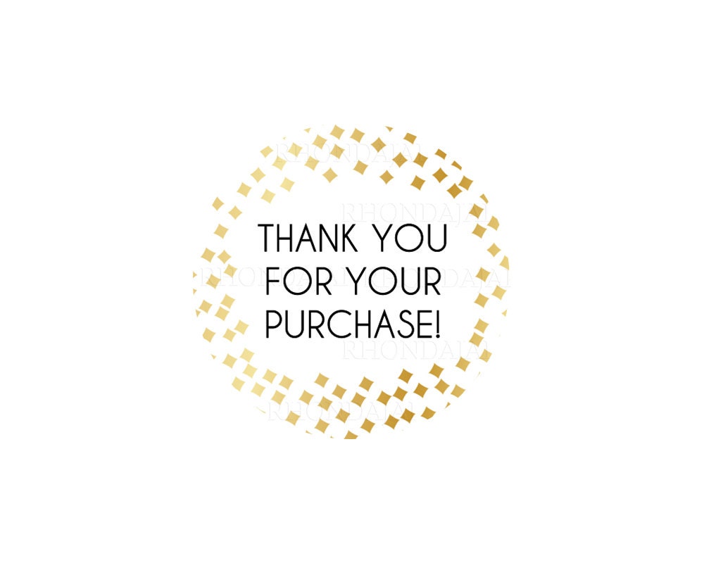 Thank You Stickers Printable Sticker Thank You For Your