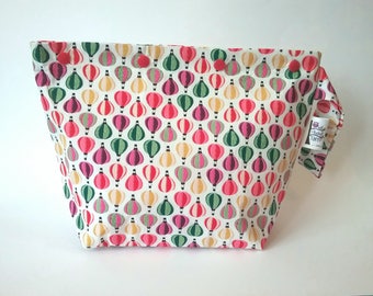 Hot air balloons knitting/spinning/crochet/crafting project bag