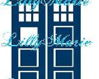 Download Tardis svg | Etsy