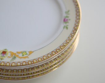 Meito China Toledo Pattern Bread and Butter Plates Set of 5