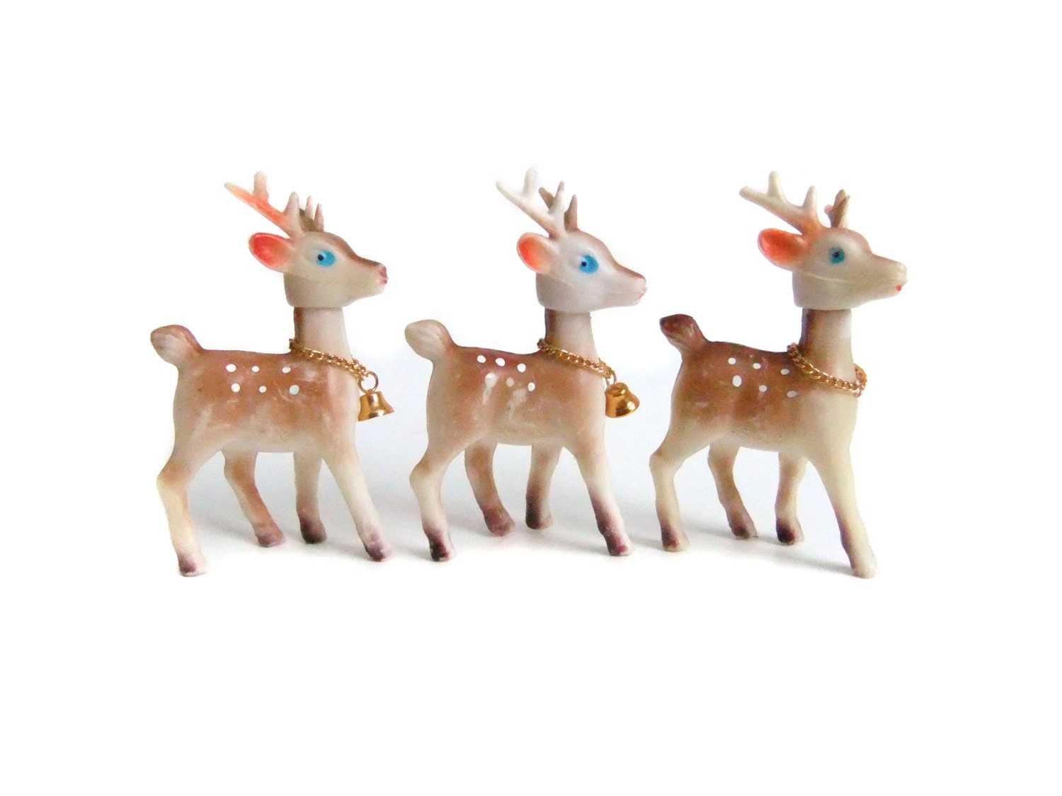 tiny reindeer figurines