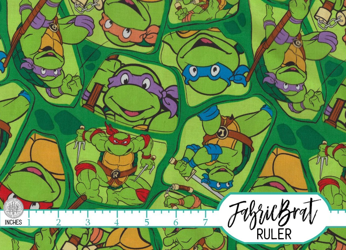 TEENAGE MUTANT Ninja Turtles Fabric by the Yard Fat Quarter