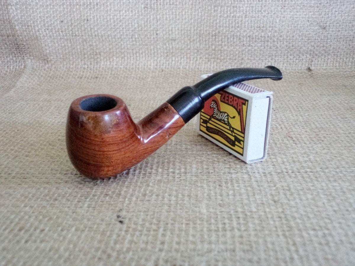 Vintage Wooden Pipe Brown Wooden Pipe Smoking Pipe