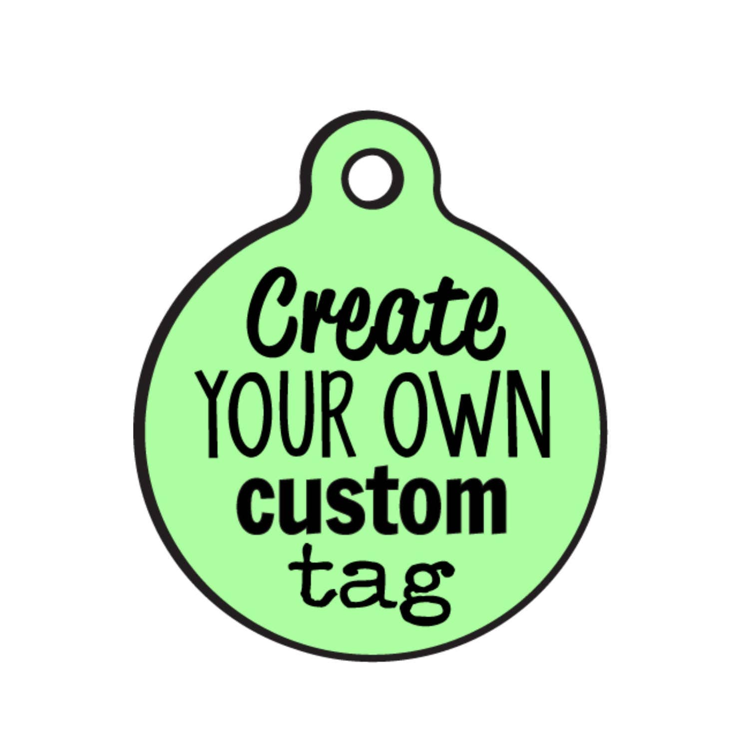 Create Your Own Custom Bad Tag Personalized Pet ID Dog Tag