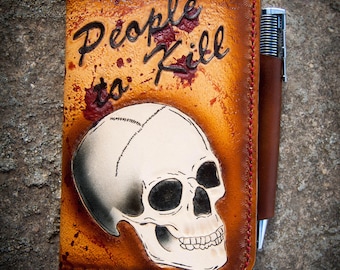 Field notes cover. Agenda leather cover. Pocket moleskine leather case. Leather organizer. Travel journal cover. Travel accessories
