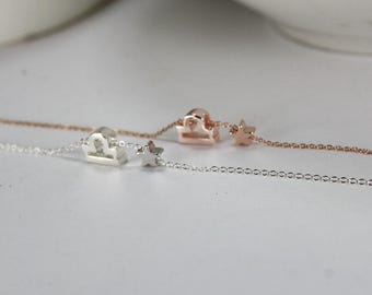 Libra Zodiac Sign Necklace - Libra Necklace,rose gold Libra Zodiac jewelry.Libra star sign October Birthday Gift,Libra Gift, Astrology Gift