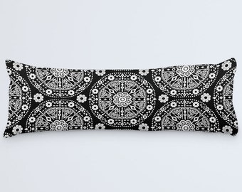 Solid Black Jersey Knit Body Pillow Case Black Pillow Covers Any