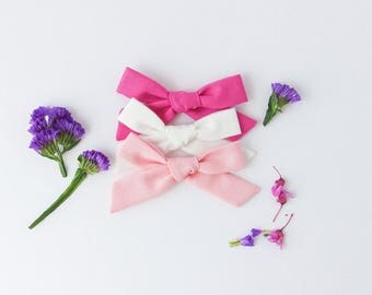 Baby Headband Set of 3, Baby Headband, Hair Clip, Baby Bows, Newborn Headbands, Nylon Headbands, Baby Hair bows, Baby Girl Headband